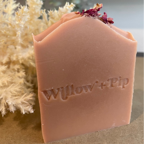 Rose + Clay - 100% Natural Goats Milk Soap - Natural, Palm-Free, Vegan