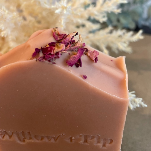Rose + Clay - 100% Natural Goats Milk Soap - Natural, Palm-Free, Vegan